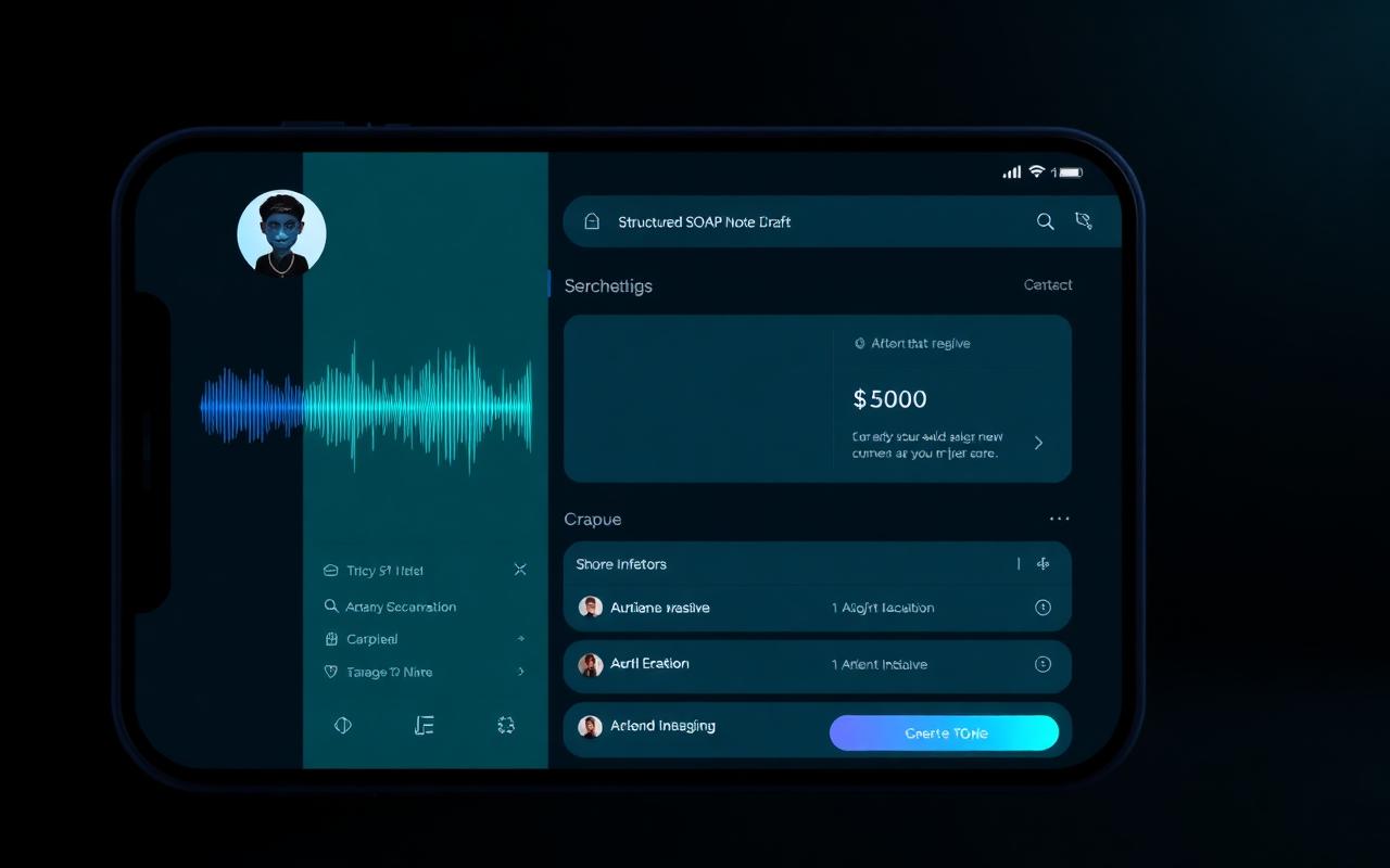 Healthcare AI product interface